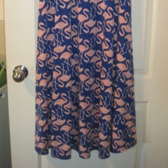 LuLaRoe Flamingo Maxi Skirt - Picture 5 of 5